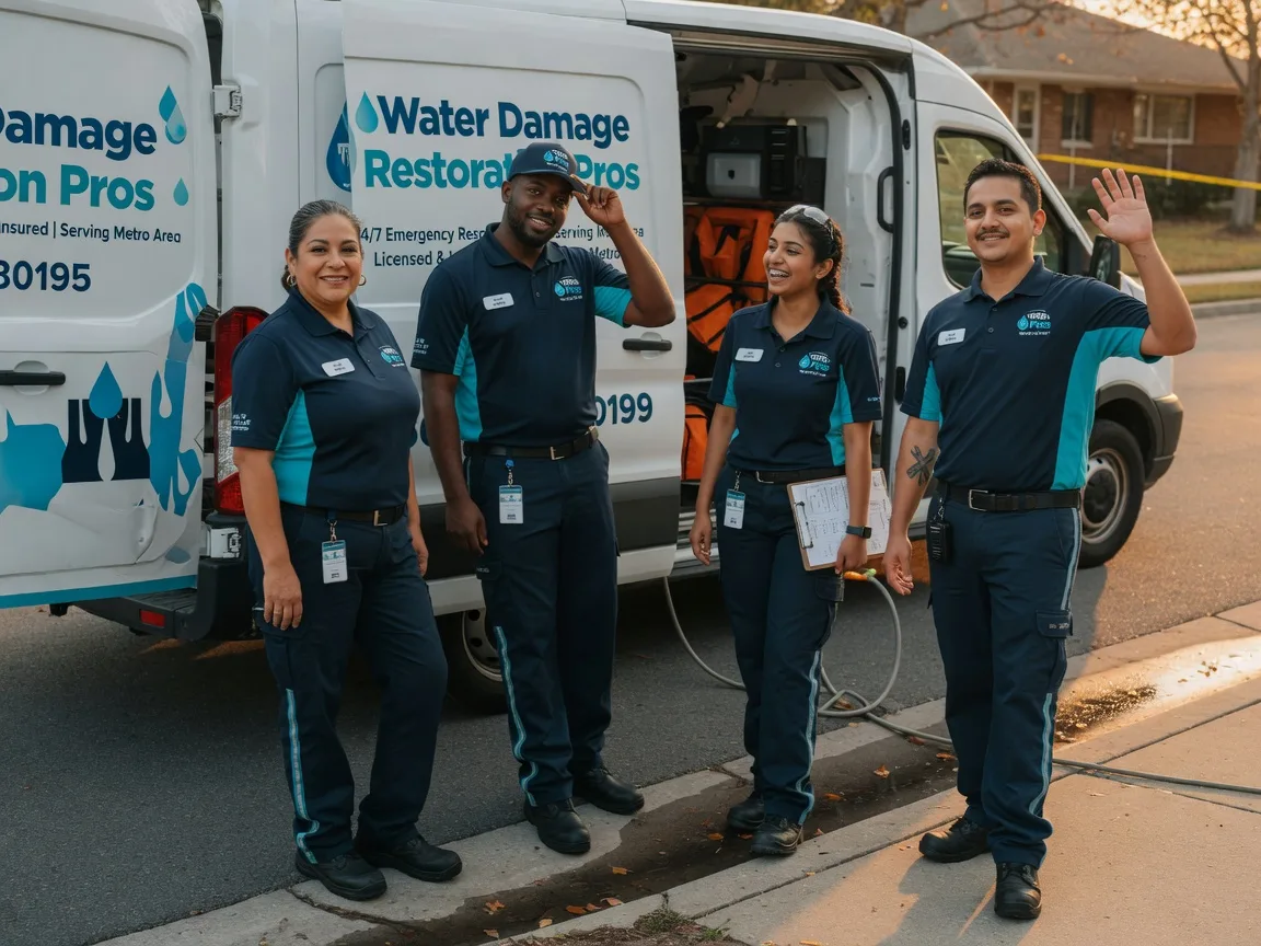 Water Damage Restoration company in Hunter, ND